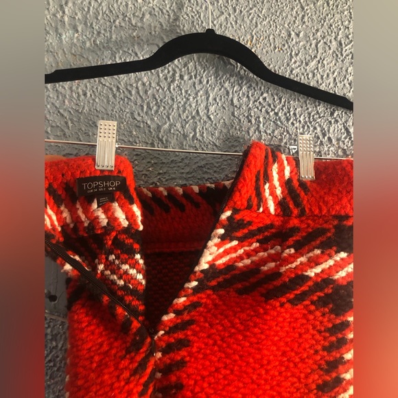 Tartan Thick Wooly Mini Skirt - Picture 3 of 3